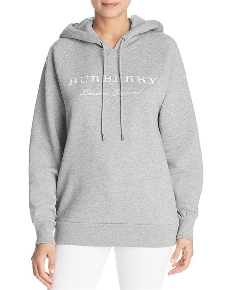 burberry krayford logo hooded sweatshirt|Tops .